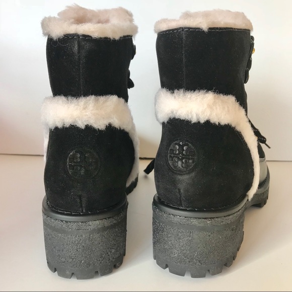 Sold ! Tory Burch Cooper Genuine Shearling Boot - Picture 7 of 8